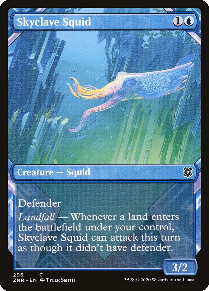 Skyclave Squid (Showcase) [Zendikar Rising] | The CG Realm