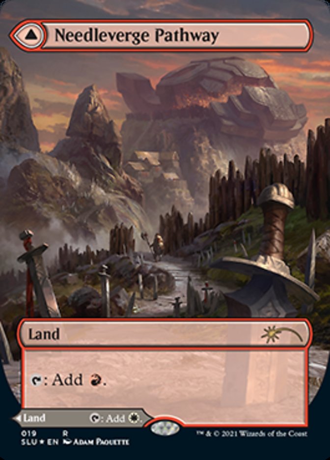 Needleverge Pathway (Borderless) (SLU-019) - Secret Lair: Ultimate Edition: (Showcase) Foil