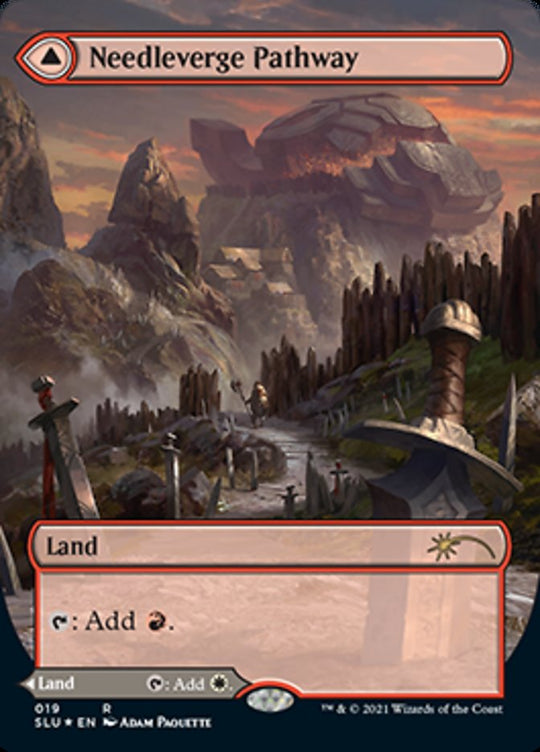 Needleverge Pathway (Borderless) (SLU-019) - Secret Lair: Ultimate Edition: (Showcase) Foil