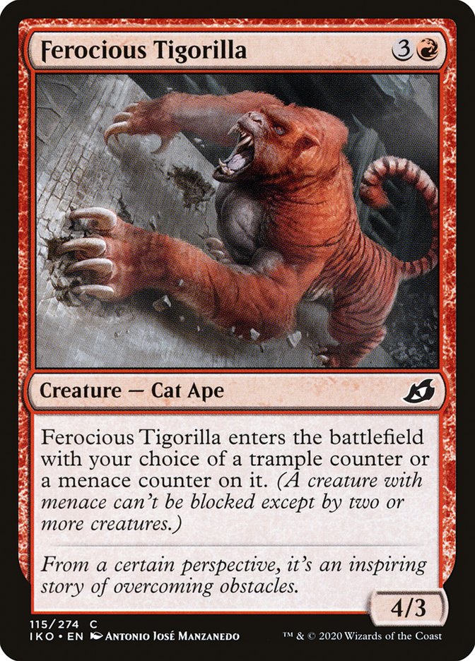 Ferocious Tigorilla [Ikoria: Lair of Behemoths] | The CG Realm
