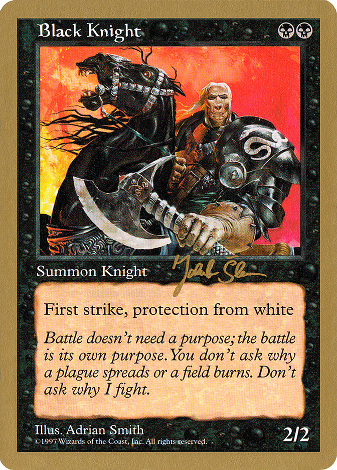 Black Knight (Jakub Slemr) [World Championship Decks 1997] | The CG Realm