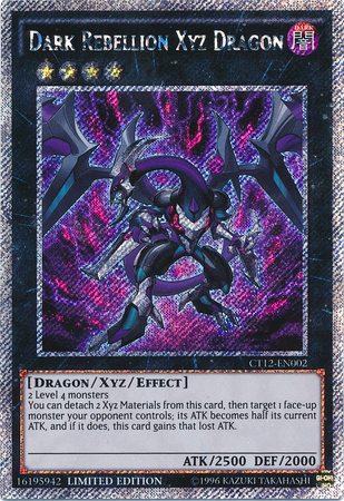 Dark Rebellion Xyz Dragon [CT12-EN002] Secret Rare | The CG Realm