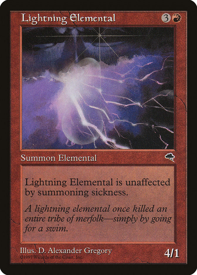 Lightning Elemental [Tempest] | The CG Realm