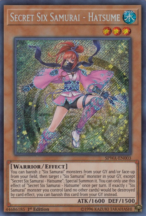 Secret Six Samurai - Hatsume [SPWA-EN003] Secret Rare | The CG Realm