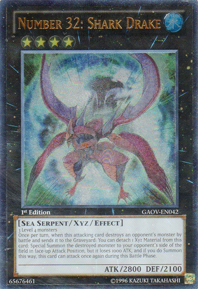 Number 32: Shark Drake [GAOV-EN042] Ultimate Rare | The CG Realm