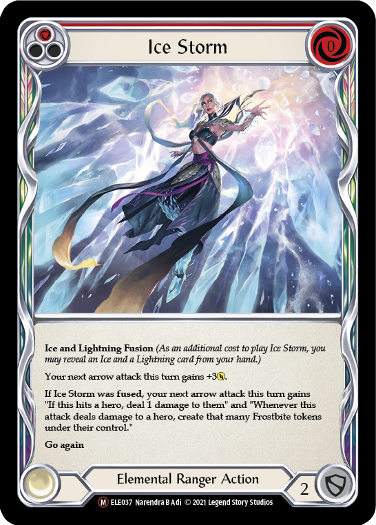 Ice Storm [U-ELE037] (Tales of Aria Unlimited)  Unlimited Normal | The CG Realm