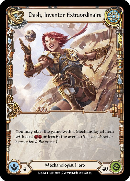 Azalea // Dash, Inventor Extraordinaire [ARC039 // ARC001] (Arcane Rising)  1st Edition Normal | The CG Realm