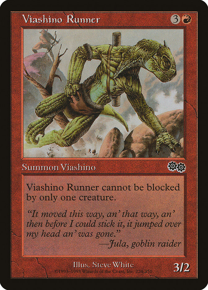 Viashino Runner [Urza's Saga] | The CG Realm