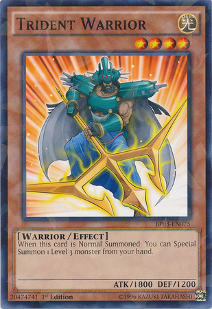 Trident Warrior [BP03-EN075] Shatterfoil Rare | The CG Realm