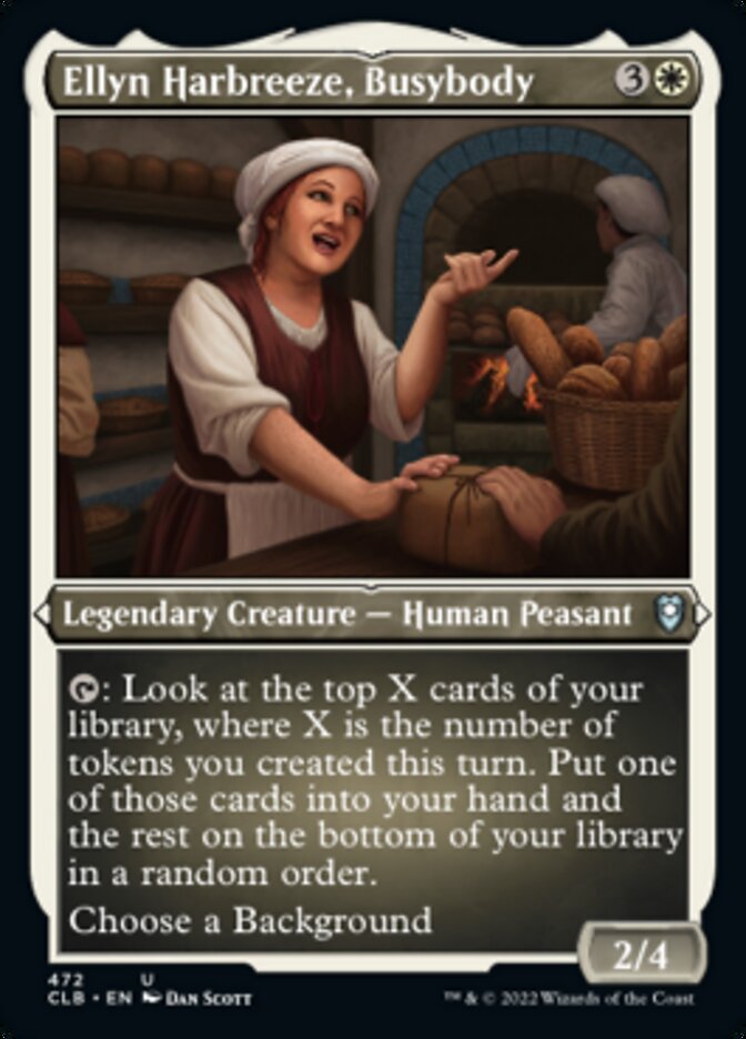 Ellyn Harbreeze, Busybody (Foil Etched) [Commander Legends: Battle for Baldur's Gate] | The CG Realm