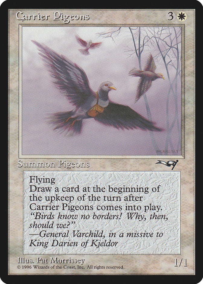 Carrier Pigeons (Flying Art) [Alliances] | The CG Realm