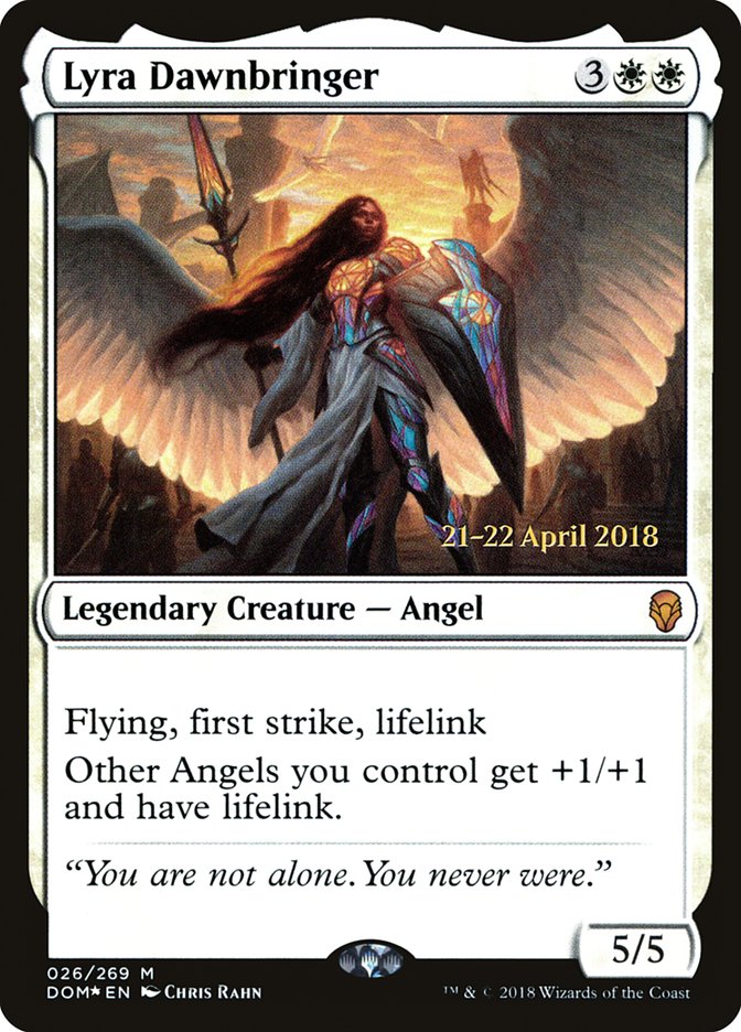 Lyra Dawnbringer [Dominaria Prerelease Promos] | The CG Realm