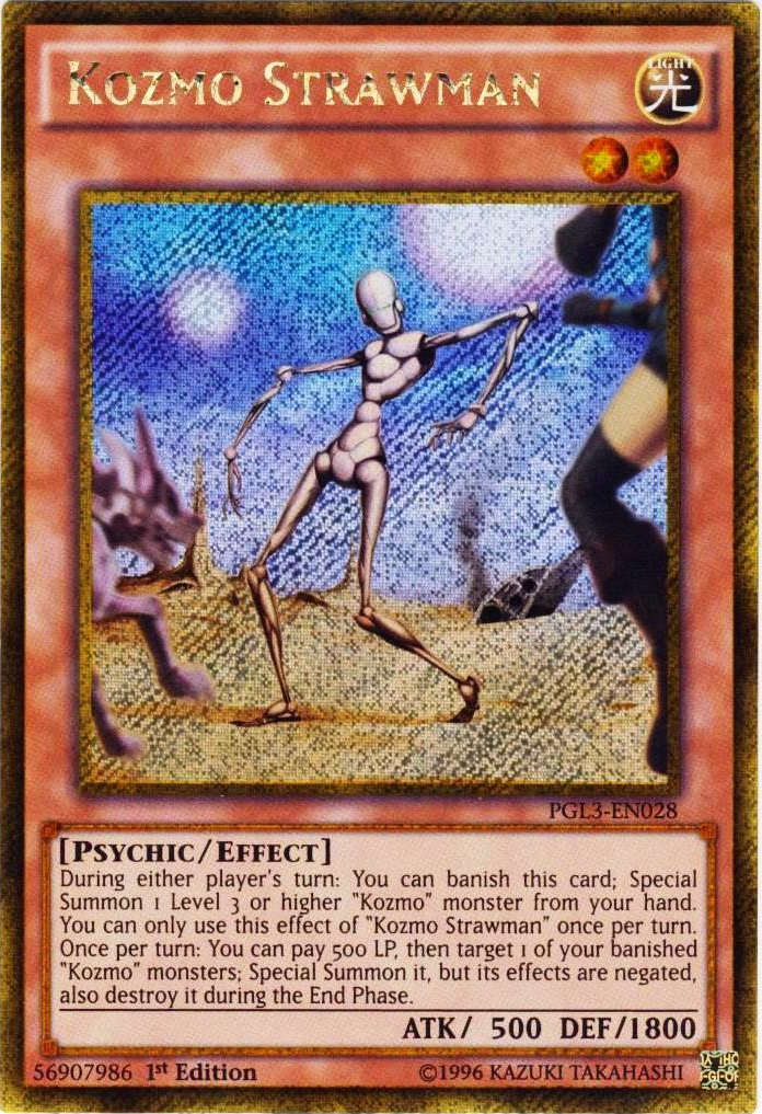 Kozmo Strawman [PGL3-EN028] Gold Secret Rare | The CG Realm