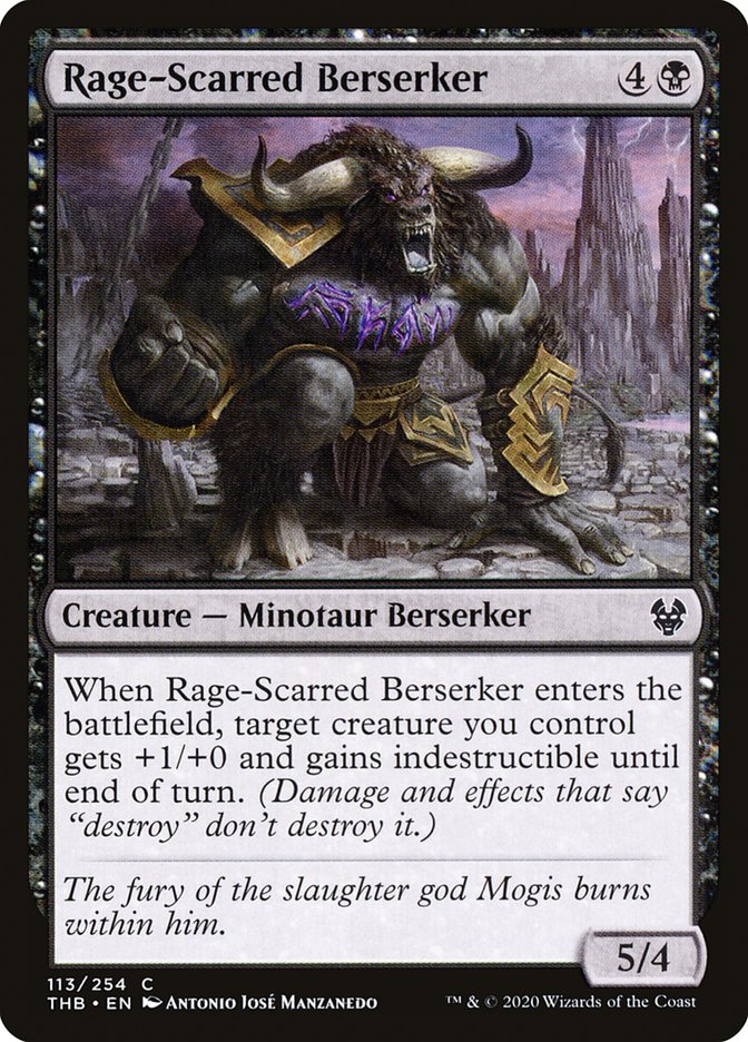 Rage-Scarred Berserker [Theros Beyond Death] | The CG Realm