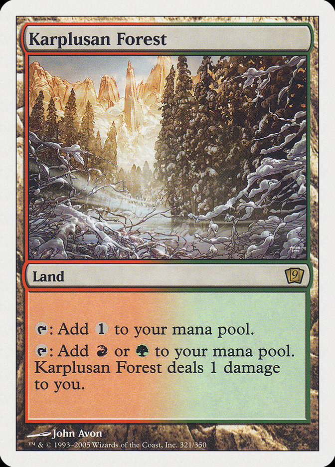 Karplusan Forest [Ninth Edition] | The CG Realm