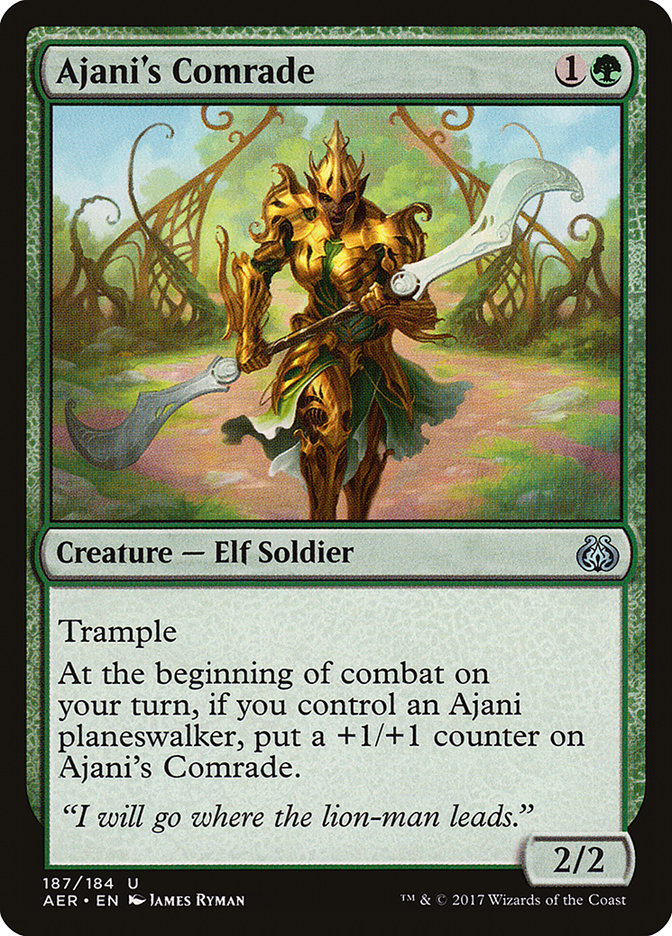 Ajani's Comrade [Aether Revolt] | The CG Realm
