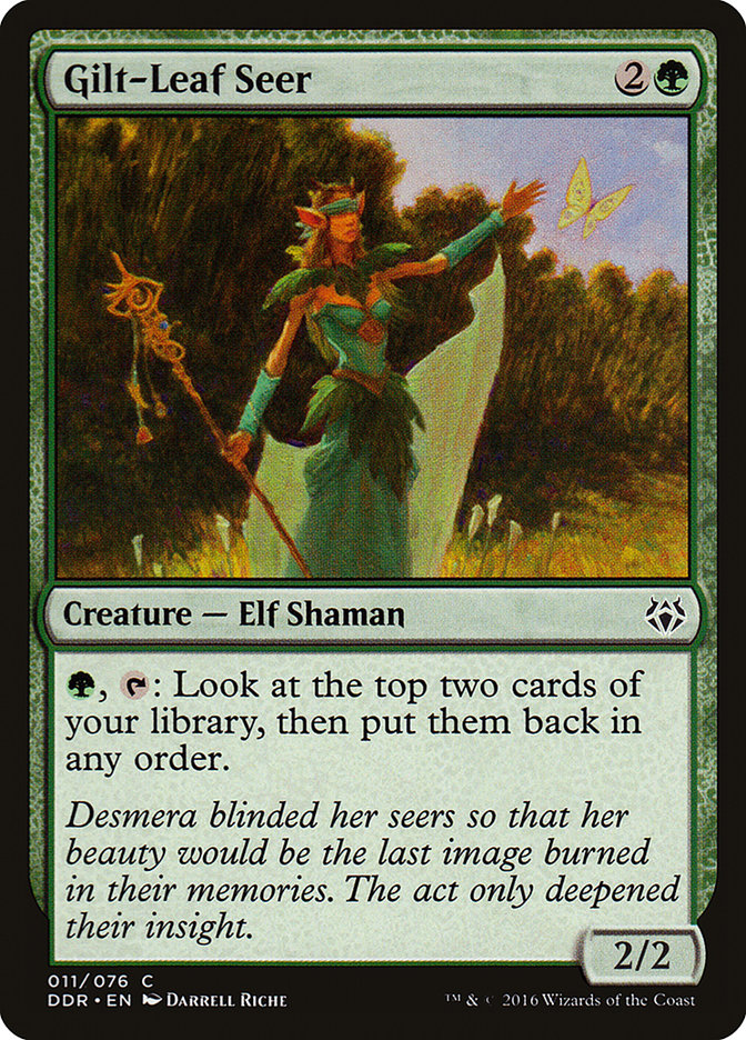 Gilt-Leaf Seer [Duel Decks: Nissa vs. Ob Nixilis] | The CG Realm