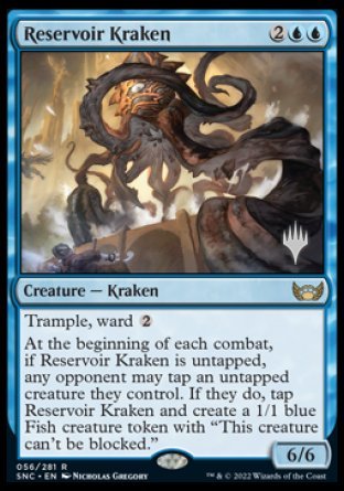 Reservoir Kraken (Promo Pack) [Streets of New Capenna Promos] | The CG Realm