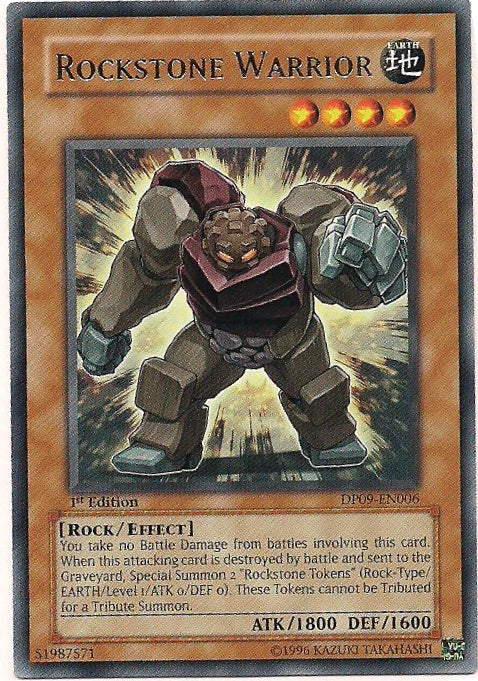 Rockstone Warrior [DP09-EN006] Rare | The CG Realm