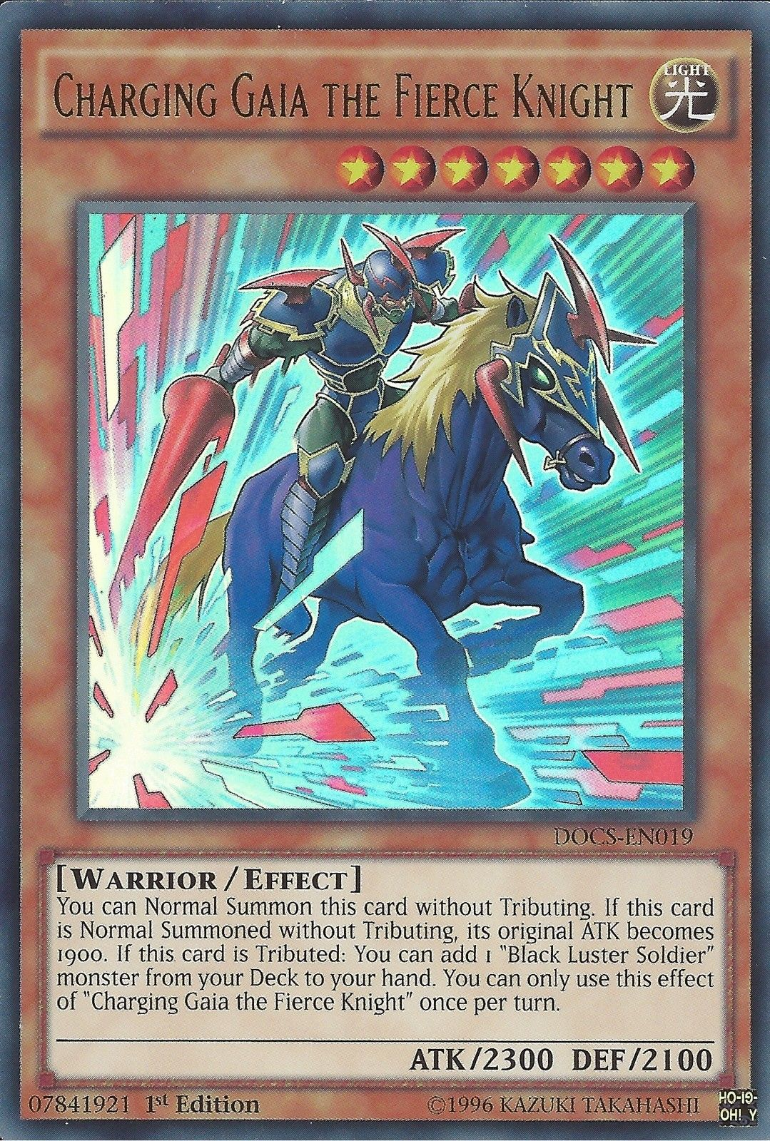 Charging Gaia the Fierce Knight [DOCS-EN019] Ultra Rare | The CG Realm