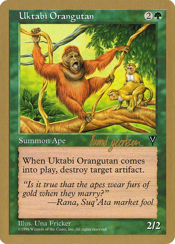 Uktabi Orangutan (Svend Geertsen) (SB) [World Championship Decks 1997] | The CG Realm