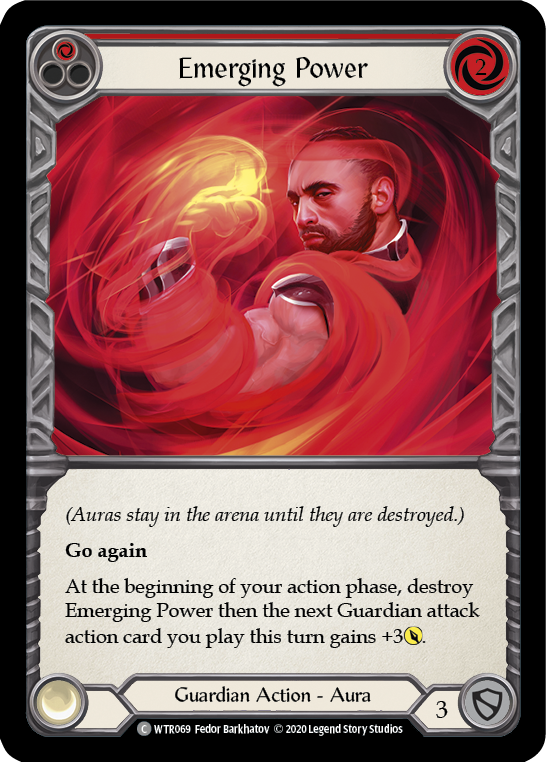 Emerging Power (Red) [U-WTR069] (Welcome to Rathe Unlimited)  Unlimited Rainbow Foil | The CG Realm