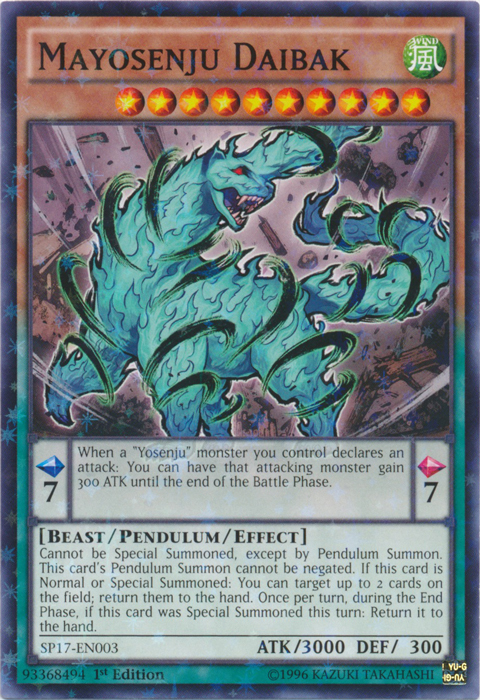 Mayosenju Daibak [SP17-EN003] Starfoil Rare | The CG Realm