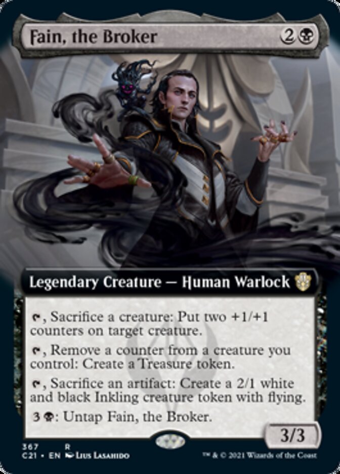 Fain, the Broker (Extended Art) [Commander 2021] | The CG Realm