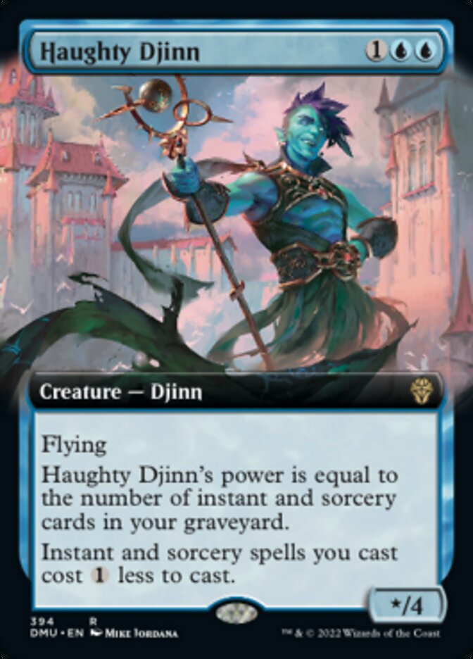 Haughty Djinn (Extended Art) [Dominaria United] | The CG Realm