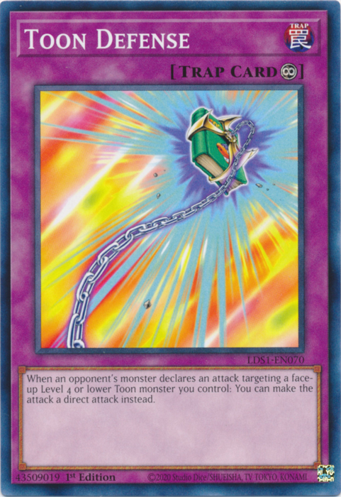 Toon Defense [LDS1-EN070] Common | The CG Realm