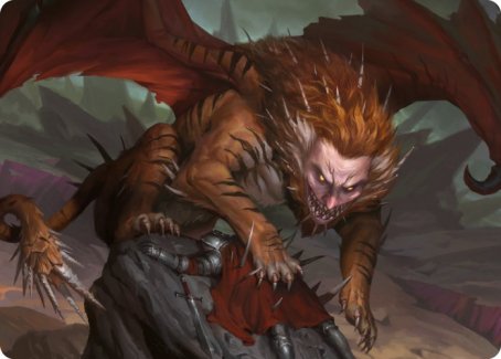 Manticore Art Card [Dungeons & Dragons: Adventures in the Forgotten Realms Art Series] | The CG Realm