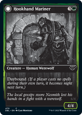 Hookhand Mariner (DBL-470) - Innistrad: Double Feature: (Double Faced Transform)