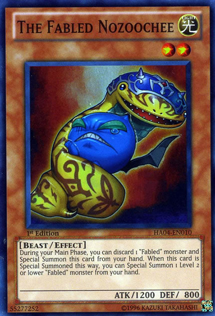 The Fabled Nozoochee [HA04-EN010] Super Rare | The CG Realm