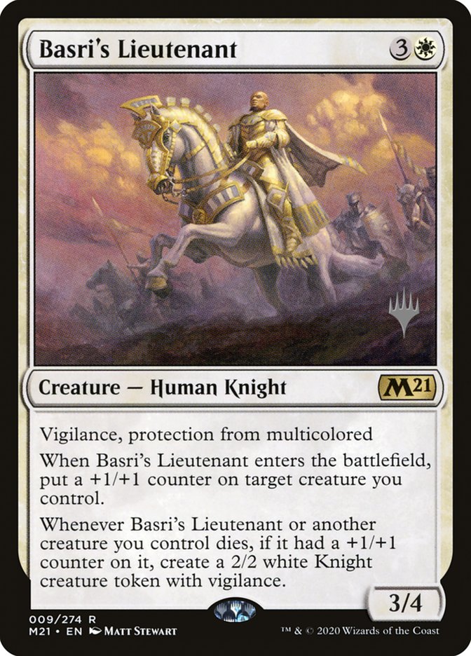 Basri's Lieutenant (Promo Pack) [Core Set 2021 Promos] | The CG Realm