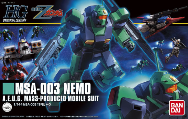 HGUC 1/144 #150 Nemo (Z Ver) | The CG Realm