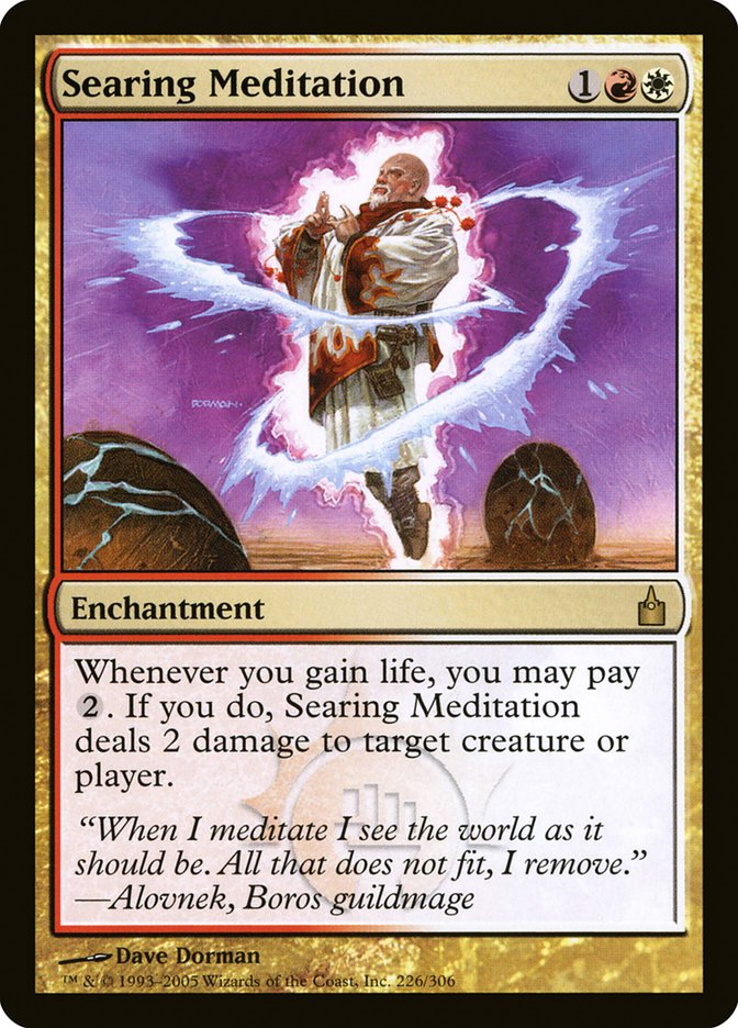 Searing Meditation [Ravnica: City of Guilds] | The CG Realm