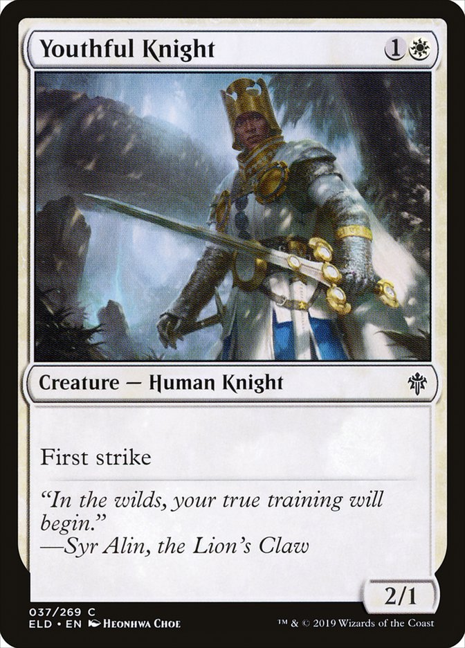 Youthful Knight [Throne of Eldraine] | The CG Realm