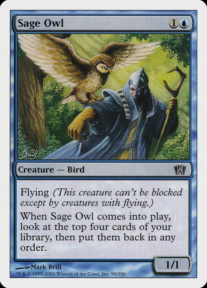 Sage Owl [Eighth Edition] | The CG Realm