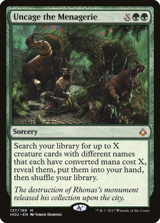Uncage the Menagerie [Hour of Devastation] | The CG Realm