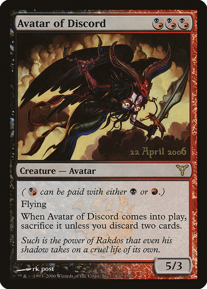 Avatar of Discord [Dissension Promos] | The CG Realm