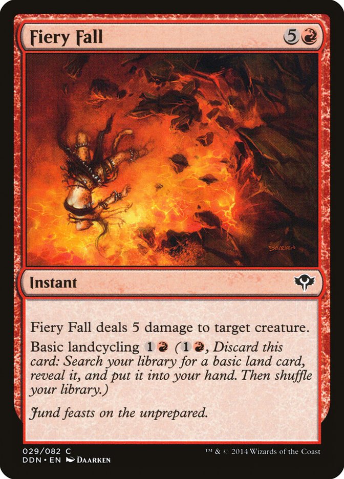 Fiery Fall [Duel Decks: Speed vs. Cunning] | The CG Realm