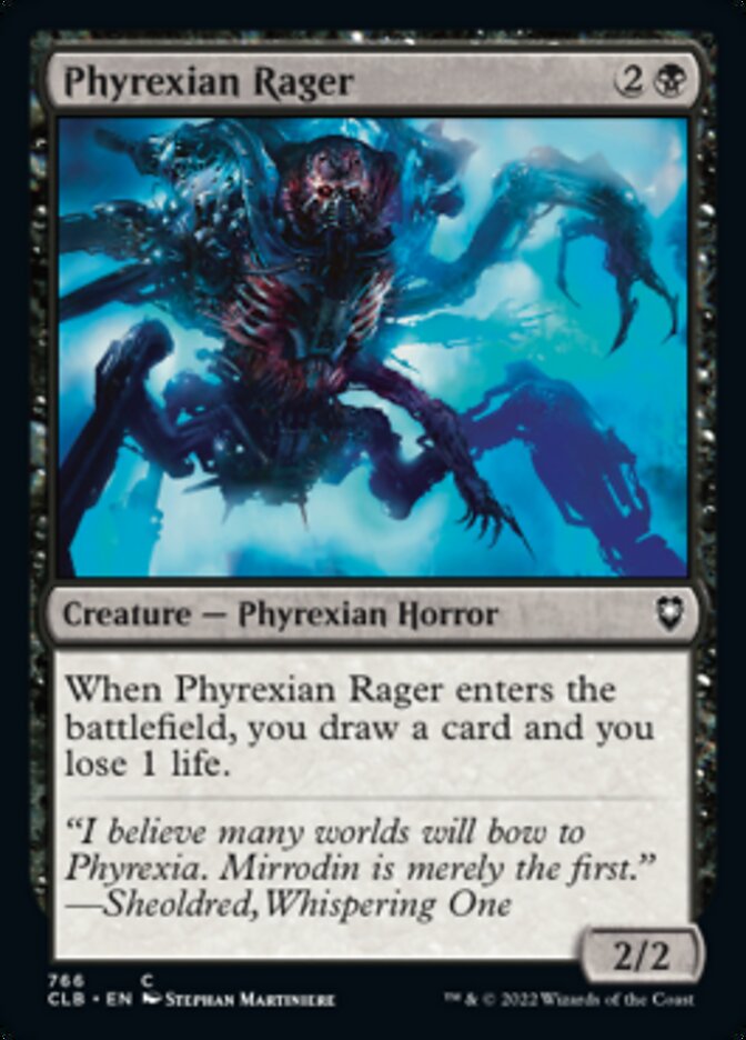 Phyrexian Rager [Commander Legends: Battle for Baldur's Gate] | The CG Realm