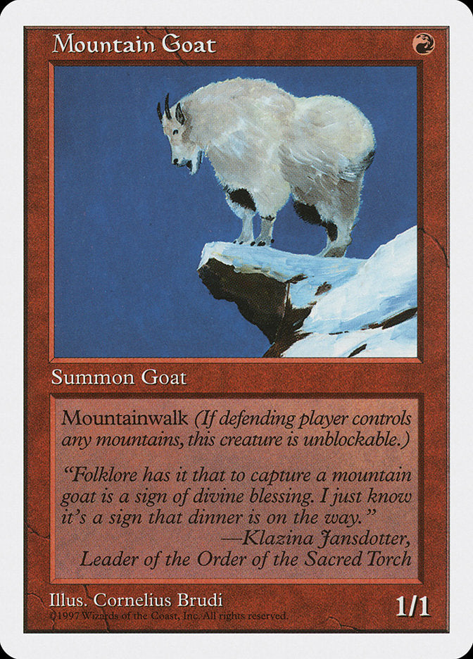 Mountain Goat [Fifth Edition] | The CG Realm