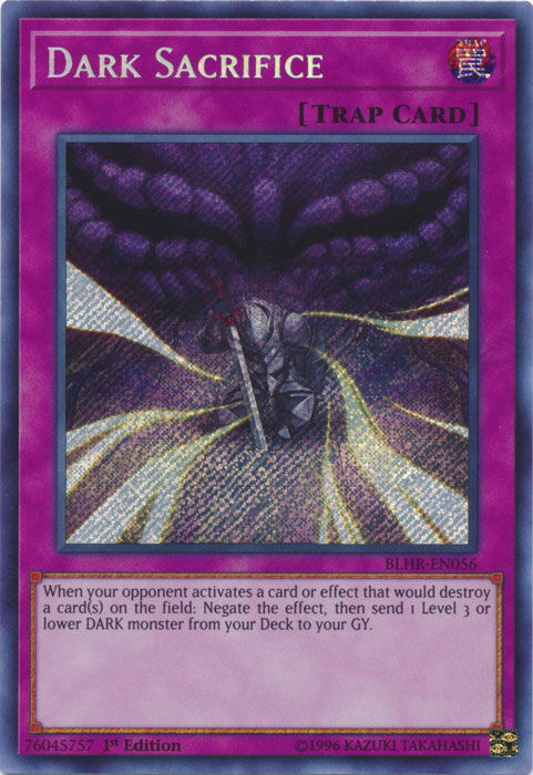 Dark Sacrifice [BLHR-EN056] Secret Rare | The CG Realm