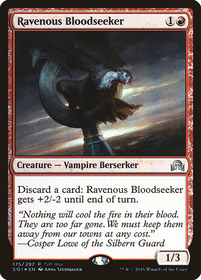 Ravenous Bloodseeker (Gift Box) [Shadows over Innistrad Promos] | The CG Realm