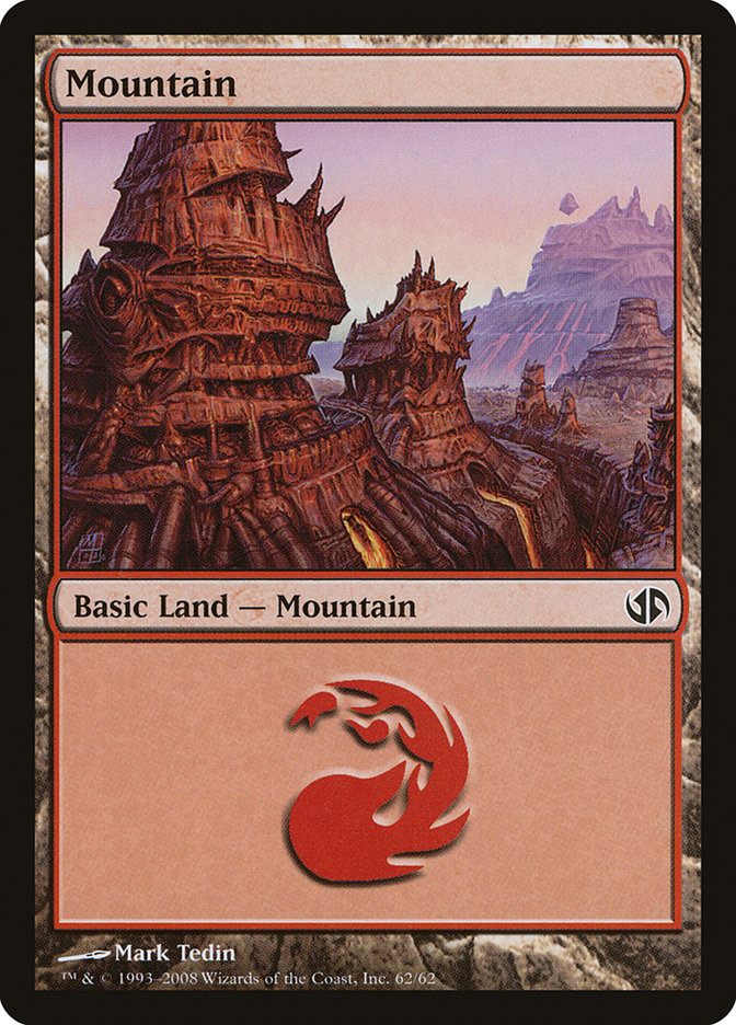 Mountain (62) [Duel Decks: Jace vs. Chandra] | The CG Realm