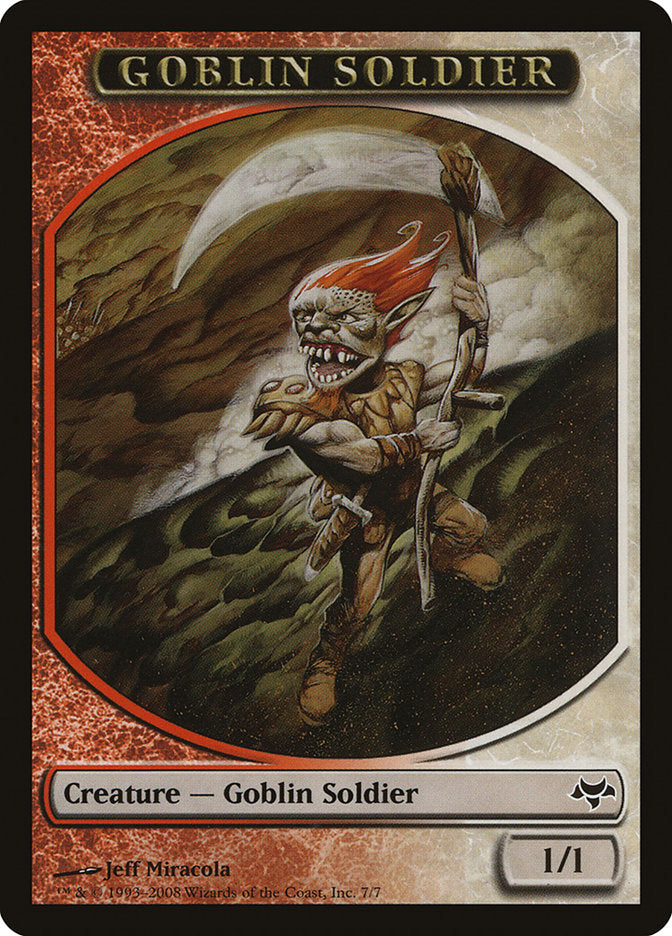 Goblin Soldier Token [Eventide Tokens] | The CG Realm