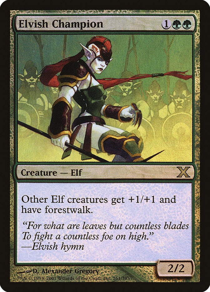 Elvish Champion (Premium Foil) [Tenth Edition] | The CG Realm