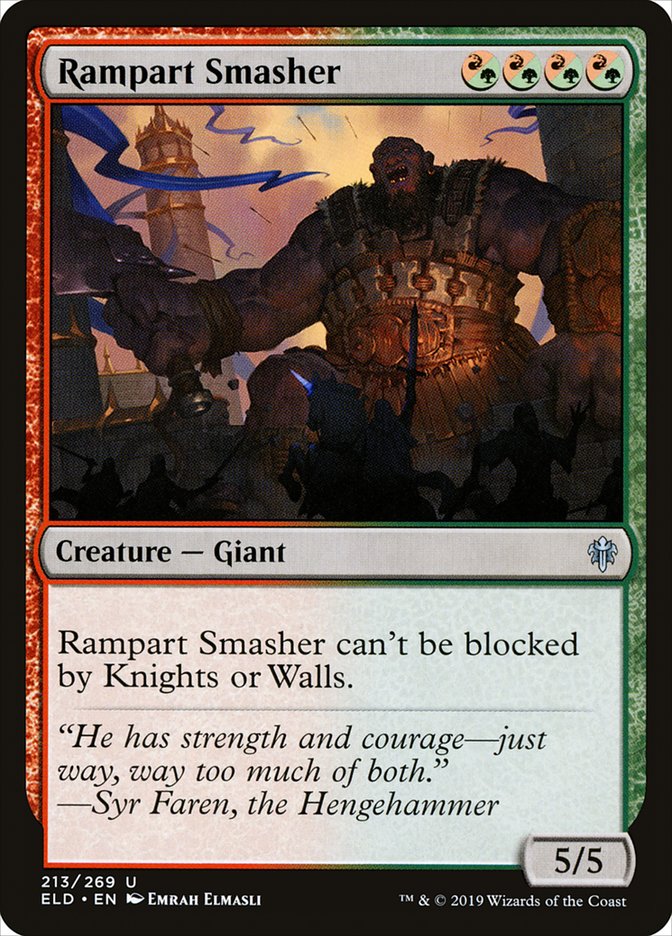 Rampart Smasher [Throne of Eldraine] | The CG Realm