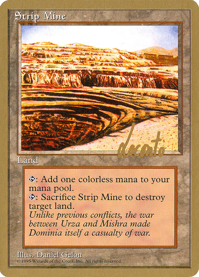 Strip Mine (Michael Loconto) [Pro Tour Collector Set] | The CG Realm